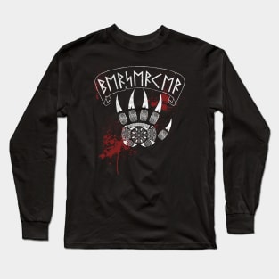 Berserker Bear Claw, Vikings, Norse Long Sleeve T-Shirt